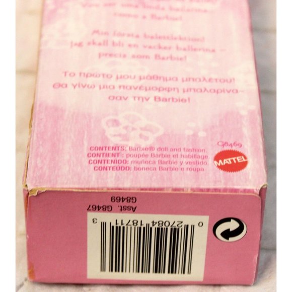 NEW Mattel Ballerina Barbie Doll Figure Princess Flower Pink Ballet Sparkle Tutu - Picture 5 of 8